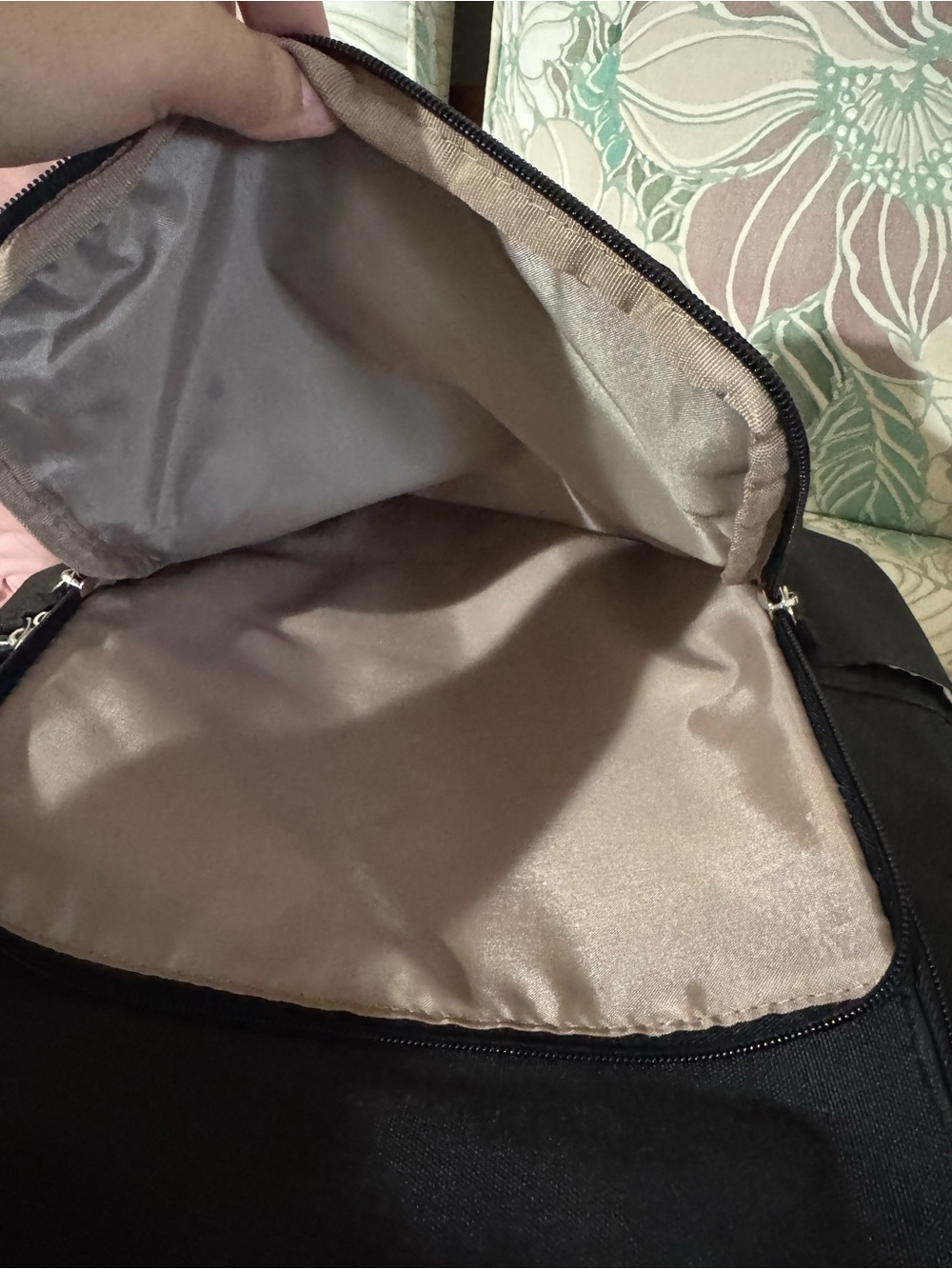 Black Canvas Backpack - Picture 3 of 6